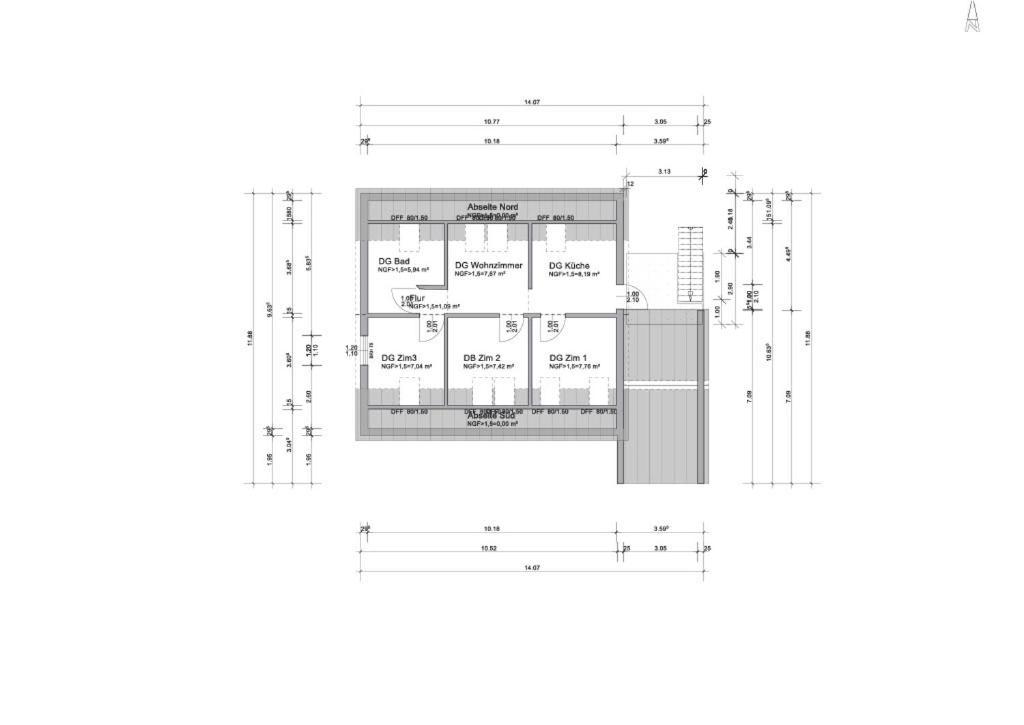 Moderne Ferienwohnung Fuer Familien Im Dachgeschoss Bosau 外观 照片